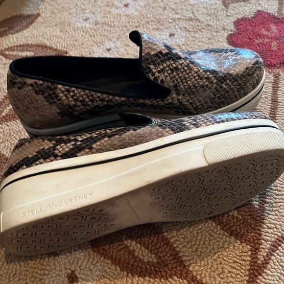 Stella McCartney Binx Vegan Platform Slip-On Snake dust bag included - Picture 10 of 11